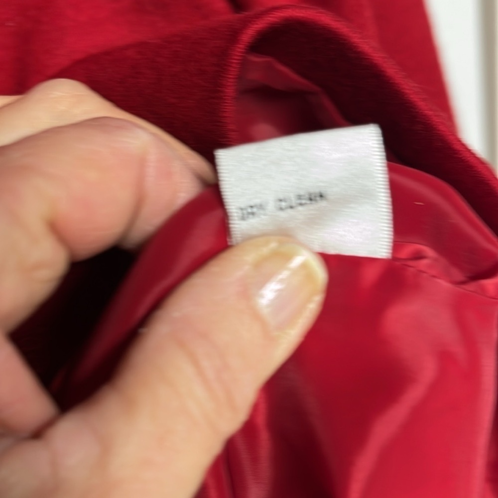 Talbots Red Double Breasted Jacket - image 8